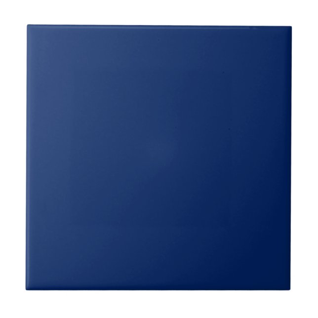 Royal Blue Solid Colour Ceramic Tile (Front)