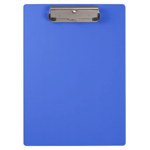 Royal Blue Solid Colour Classic Elegant Clipboard