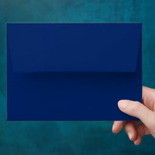 Royal Blue Solid Colour Envelope