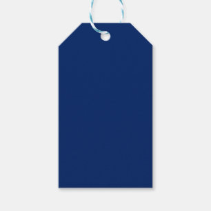 Royal Blue Solid Colour Gift Tags