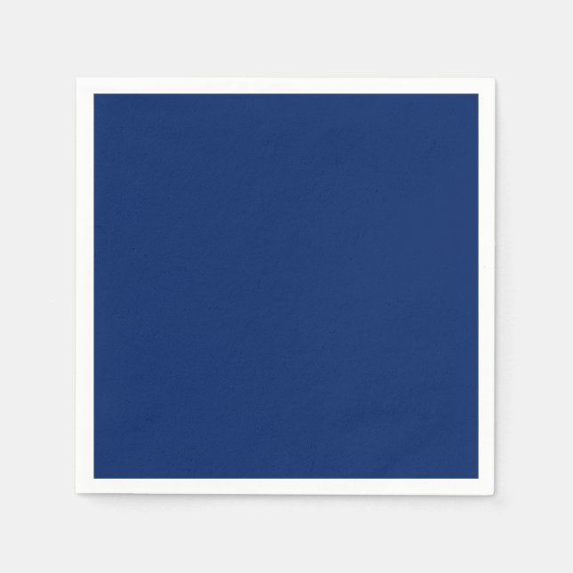 Royal Blue Solid Colour Napkin (Front)