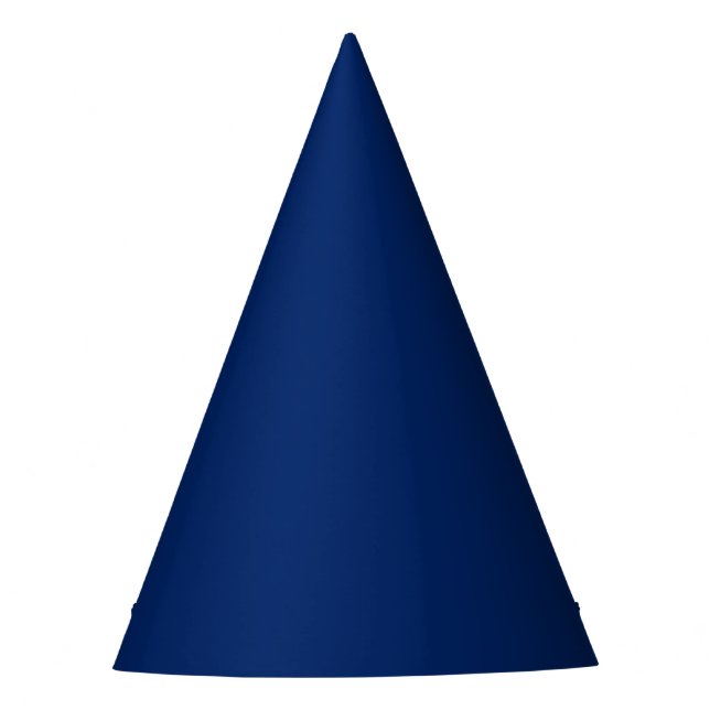 Royal Blue Solid Colour Party Hat (Front)