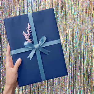 Royal Blue Solid Colour Wrapping Paper
