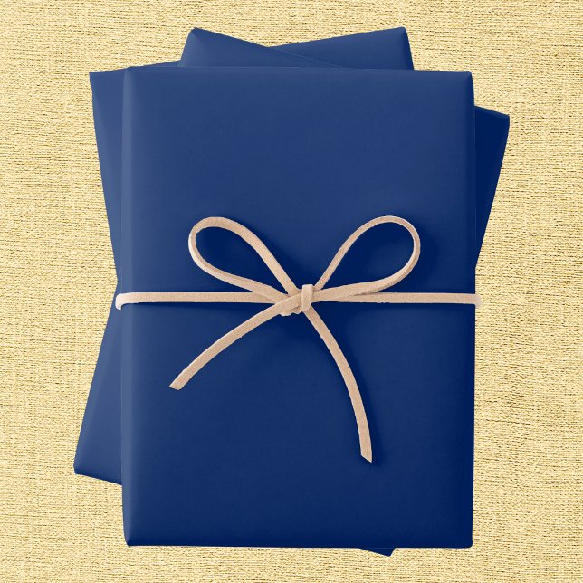 Royal Blue Solid Colour Wrapping Paper Sheet (Creator Uploaded)