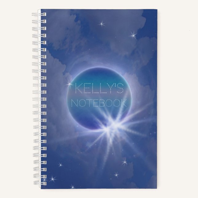 Royal Blue Star Notebook (Front)