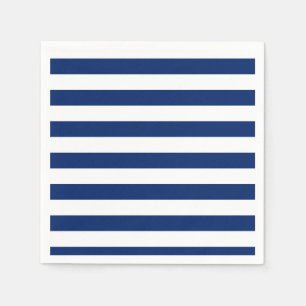 Royal Blue Striped Napkin
