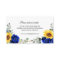 Royal Blue Sunflower Geometric Website Details
