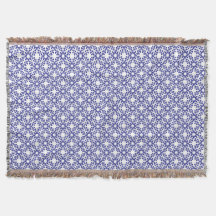 Royal Blue Trellis