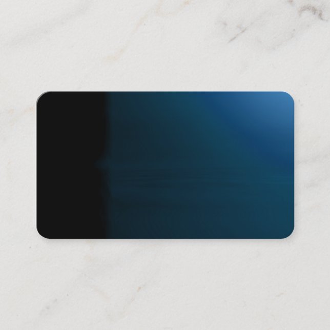 Royal Blue Unusual Visual Identifiers Biz Card (Front)