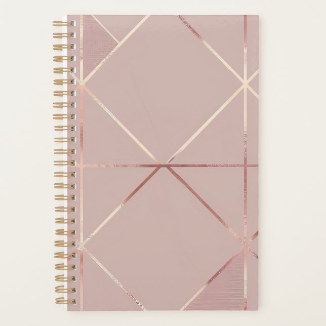 Royal Blush Notebook Planner (Front)