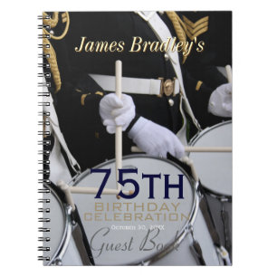 Royal British Band 75th Birthday Celebration Notebook