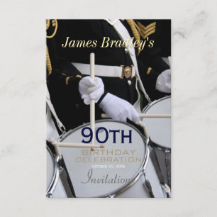 Royal British Band 90th Birthday Celebration Invitation