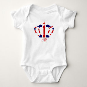 Royal British Crown Personalised Baby Bodysuit
