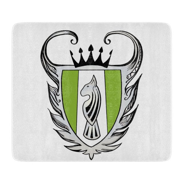 Royal Bull Terrier Cutting Board (Front)