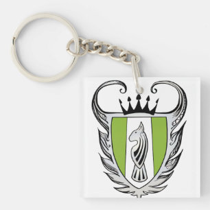 Royal Bull Terrier Key Ring