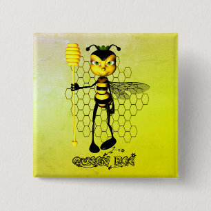 Royal Buzz 15 Cm Square Badge