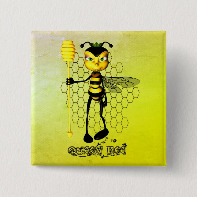 Royal Buzz 15 Cm Square Badge (Front)