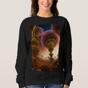 royal cactus art sweatshirt