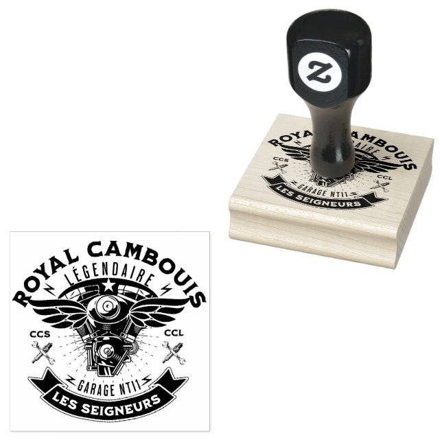 ROYAL CAMBOUIS ANCHOR BUFFER RUBBER STAMP (Stamped)