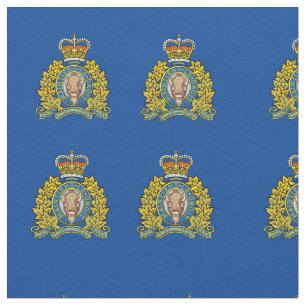 Royal Canadian Mounted Police Logo Fabric
