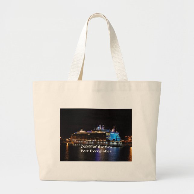 Royal Caribbean Oasis of the Seas Large Tote Bag (Front)