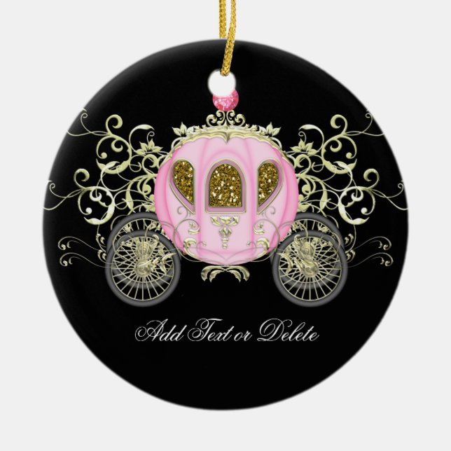 Royal Carriage - SRF Ceramic Tree Decoration (Front)