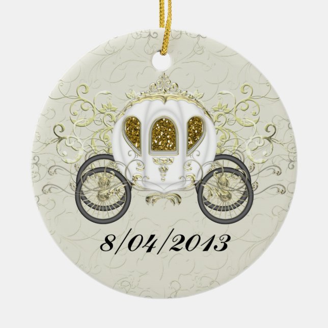 Royal Carriage - SRF Ceramic Tree Decoration (Front)