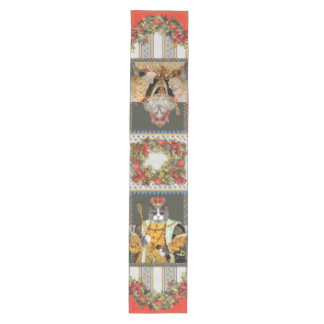 Royal Cat Christmas Table Runner 90x16