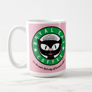 ROYAL CAT COFFEE Princess Cartoon Cat Coffee Mug