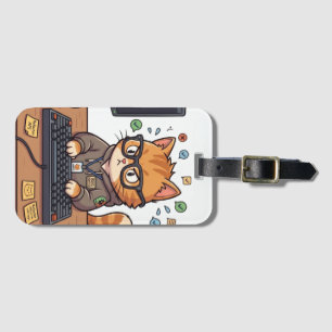 Royal Cat Luggage Tag