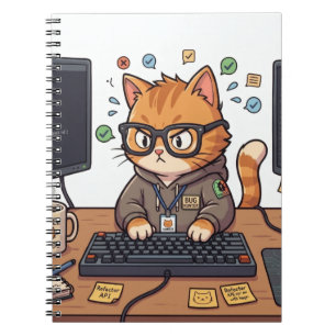 Royal Cat Notebook   Cute & Elegant Cat Journal