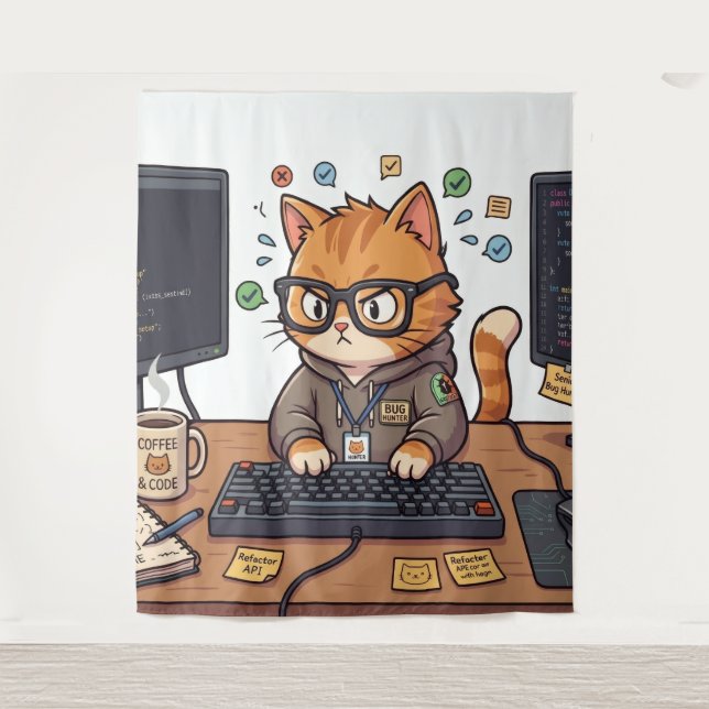 Royal Cat Tapestry (Front)
