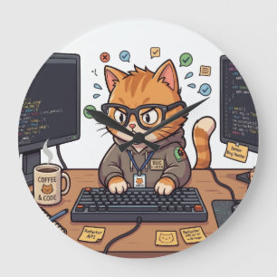 Royal Cat Wall Clock