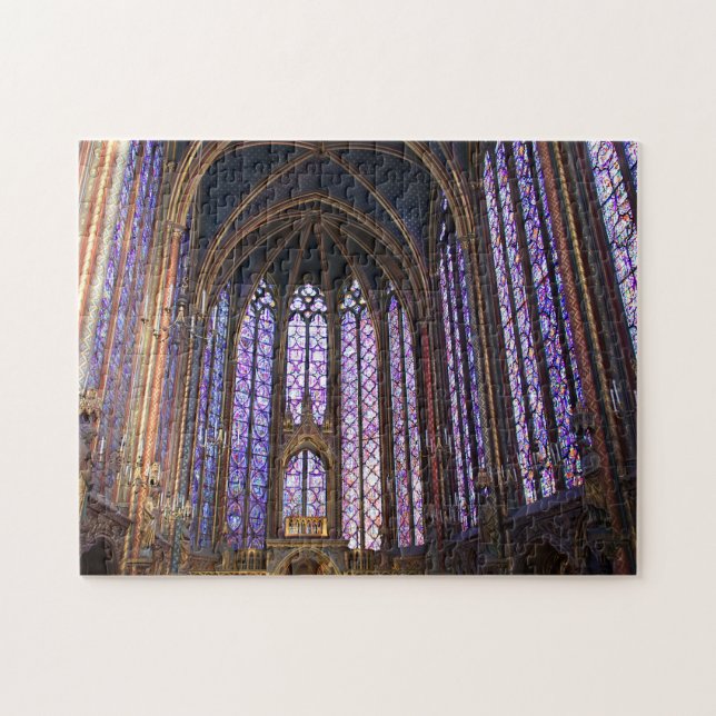 Royal Chapel Church Stained Glass Photo Jigsaw Puzzle (Horizontal)