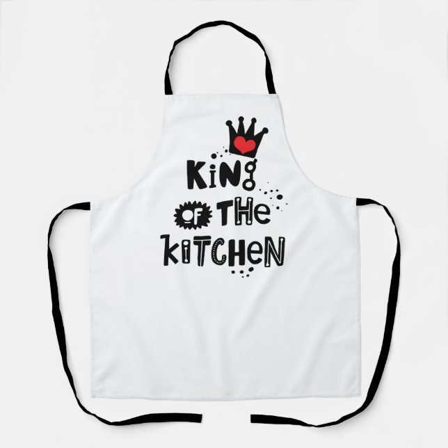 Royal Chef Apron: King of the Kitchen Apron (Front)