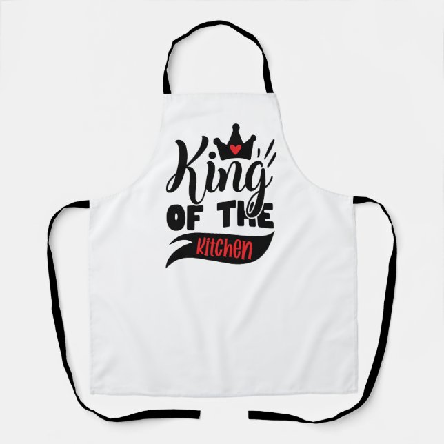 Royal Chef Apron: King of the Kitchen Apron (Front)