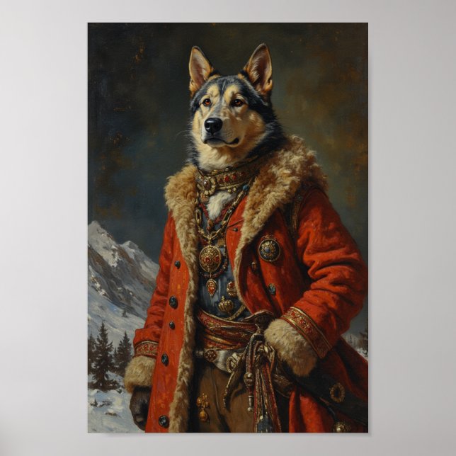 Royal Chinook Portrait Poster (Front)