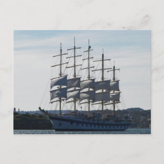 Royal Clipper Under Sail Postcard