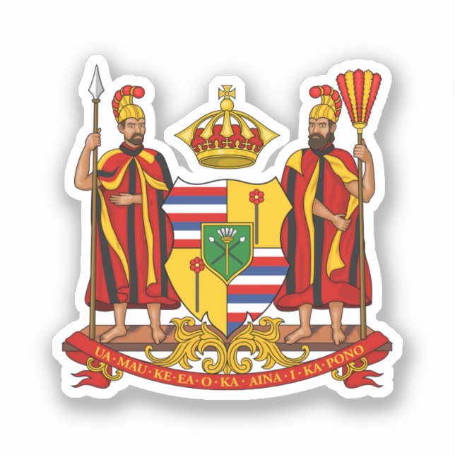 Royal Coat of Arms of the Kingdom of Hawaii (Front)