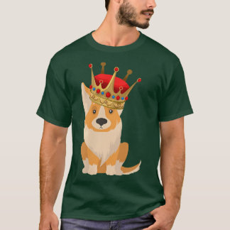 Royal Corgi and Crown T-Shirt