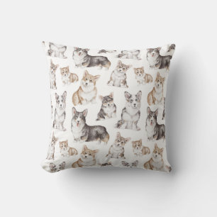 Royal Corgi Design Pillow