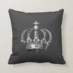 Royal Corona Throw Pillow