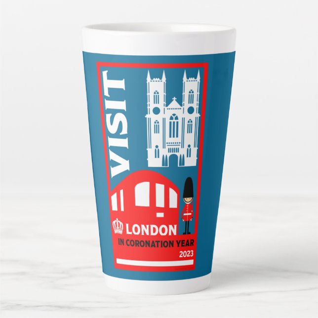 Royal Coronation Day May 2023 Latte Mug (Front)