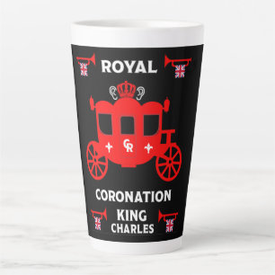 Royal Coronation King Charles III  Latte Mug
