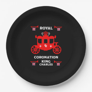 Royal Coronation King Charles III Paper Plate