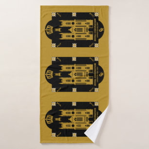 Royal Coronation Westminster Abbey Bath Towel