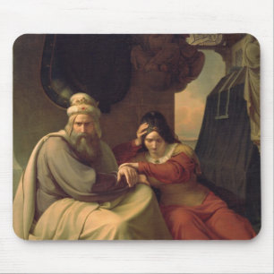 Royal couple mourning for their dead daughter mouse pad