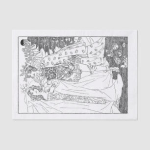 Royal couple tissue paper