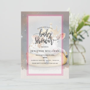 Royal Cow Dreaming on Cheese Throne                Invitation