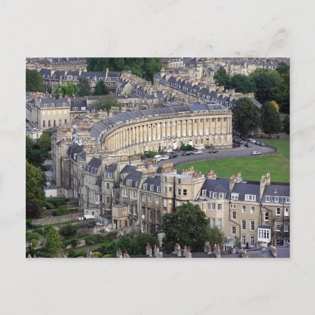 Royal Crescent Bath, England Postcard (Front)